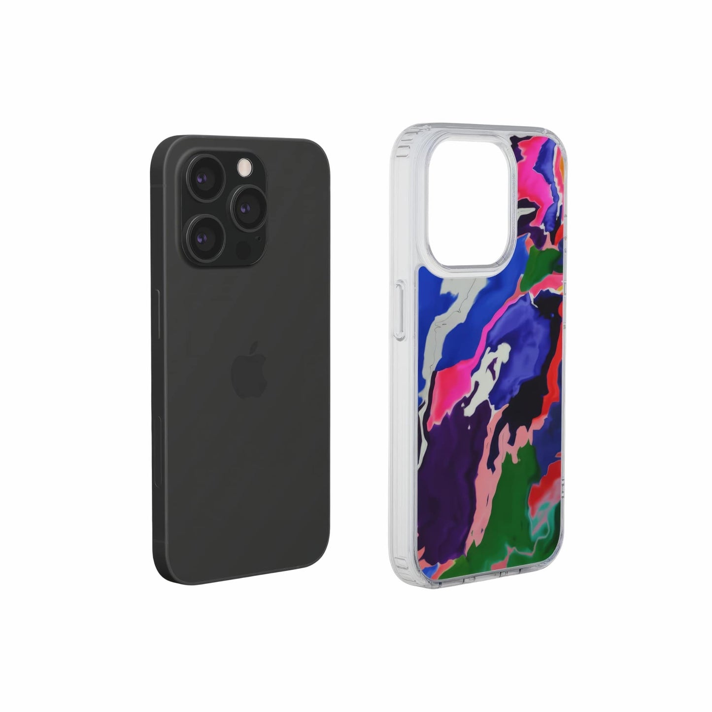 Nebula Drift Clear Phone Case