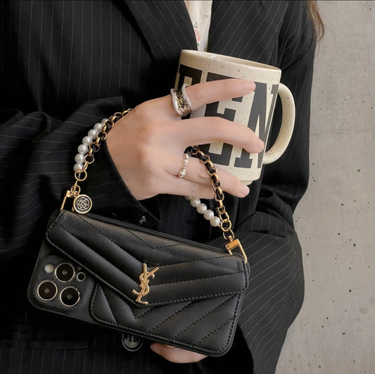 Pu iPhone Cover（With chain）