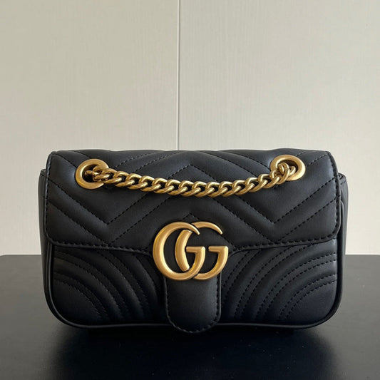 Stylish Quilted Crossbody Bag with Metal Accents Upgraded Version