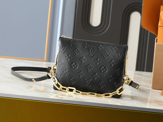 Premium-Grade Embossed Crossbody Bag