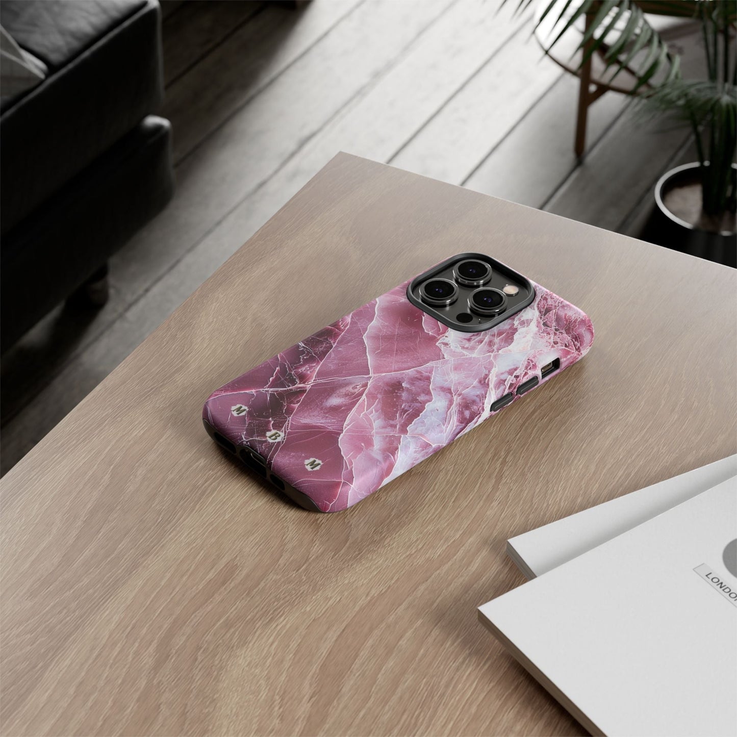 Pink Marble Phone Case