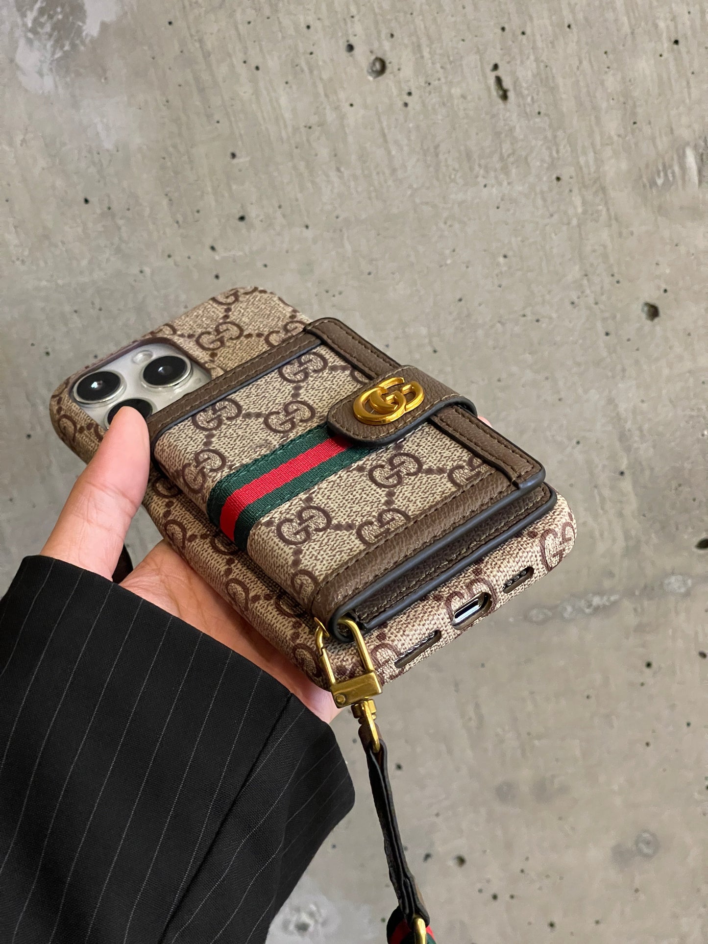 Card Bag Crossbody iPhone Case