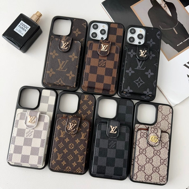 Card Bag Crossbody Chain iPhone Case