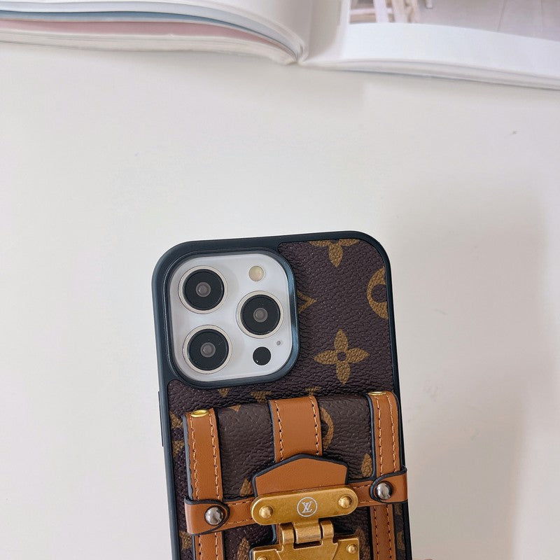 Lou Card Holder iPhone Case
