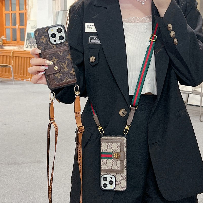 Card Bag Crossbody iPhone Case