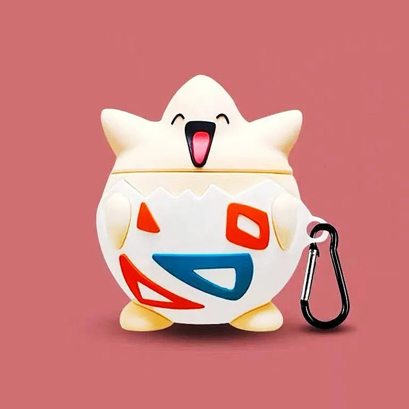 3D Pokemon 'Cute Hppy Togepi' Premium AirPods Case Shock Proof Cover