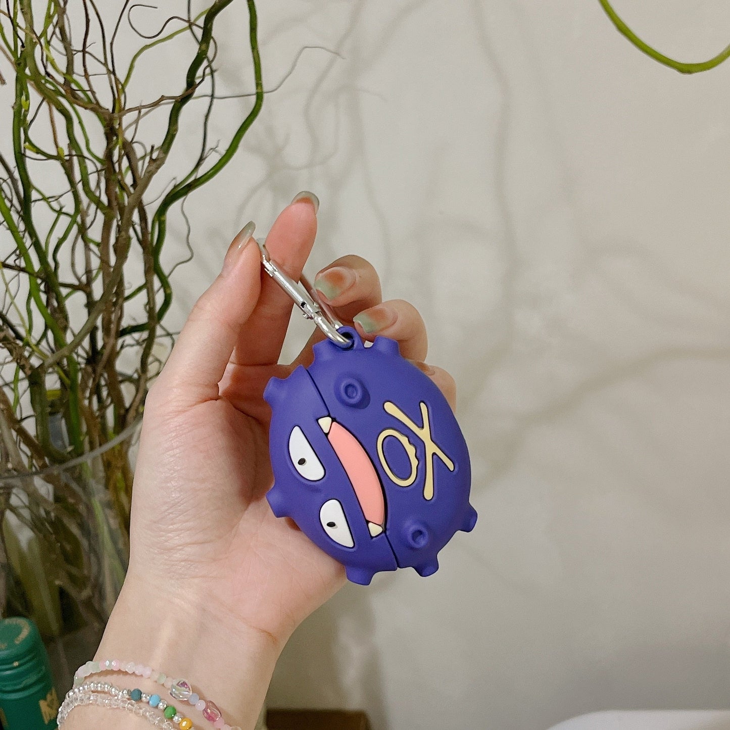 Cute 3D Pokémons 'Koffings' Premium AirPods Case Shock Proof Cover