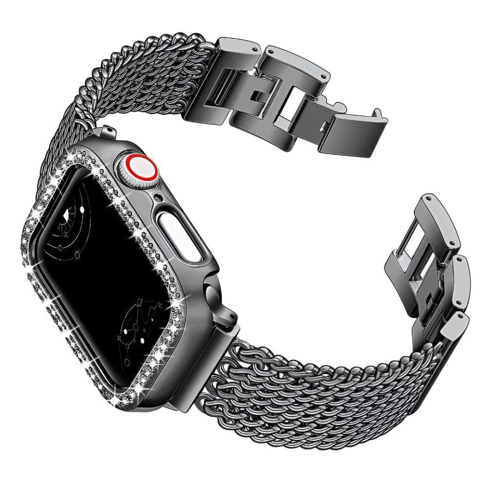 Aliqui Designer Stainless Steel Band + Case