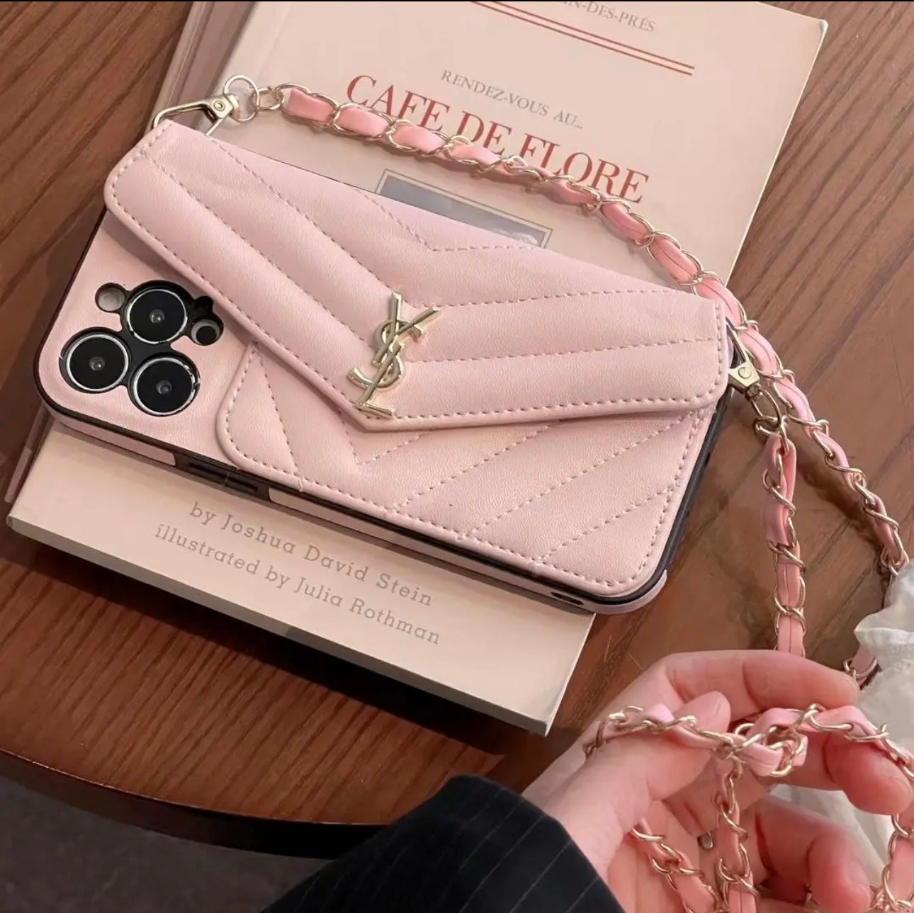 Pu iPhone Cover（With chain）