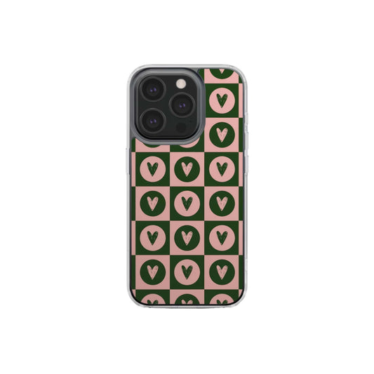 LovDot Vintage Rose Clear Phone Case