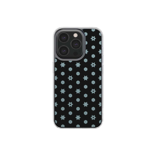 Midnight Stars Clear Phone Case