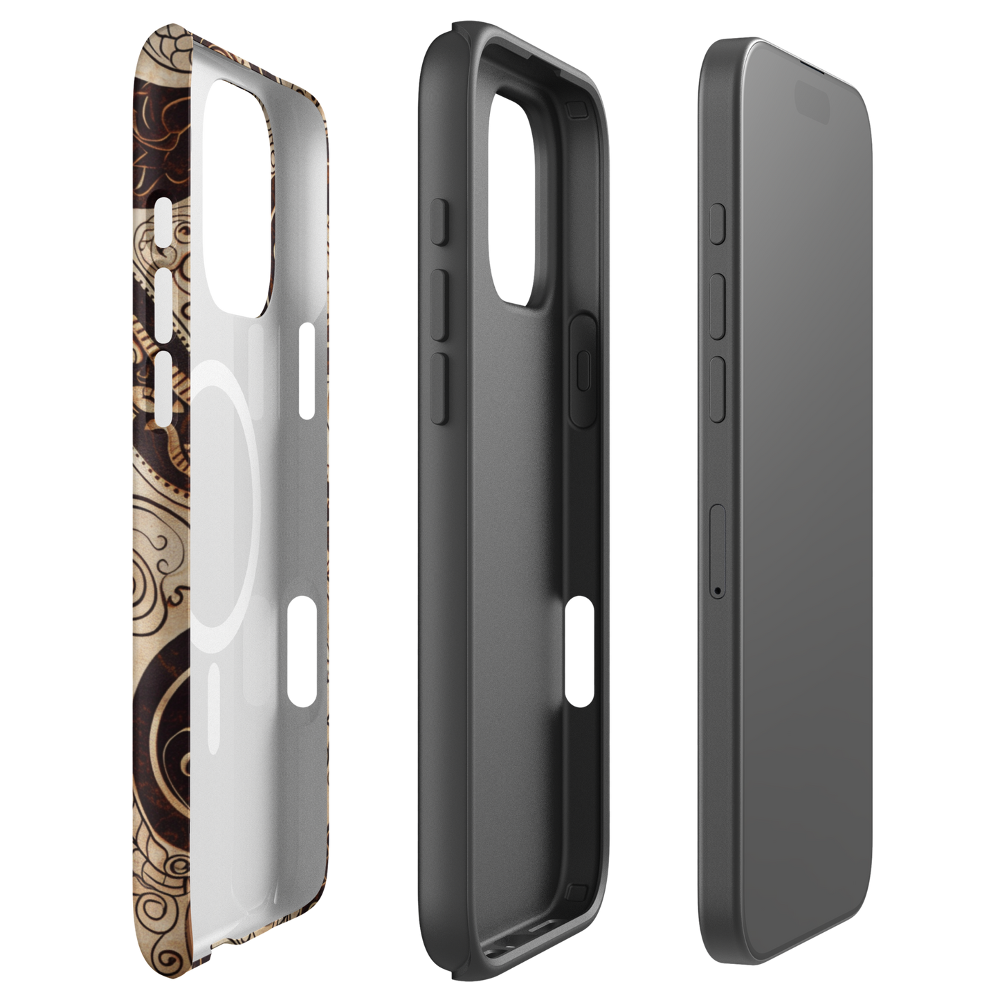 Sepia Scroll MagSafe® Phone Case