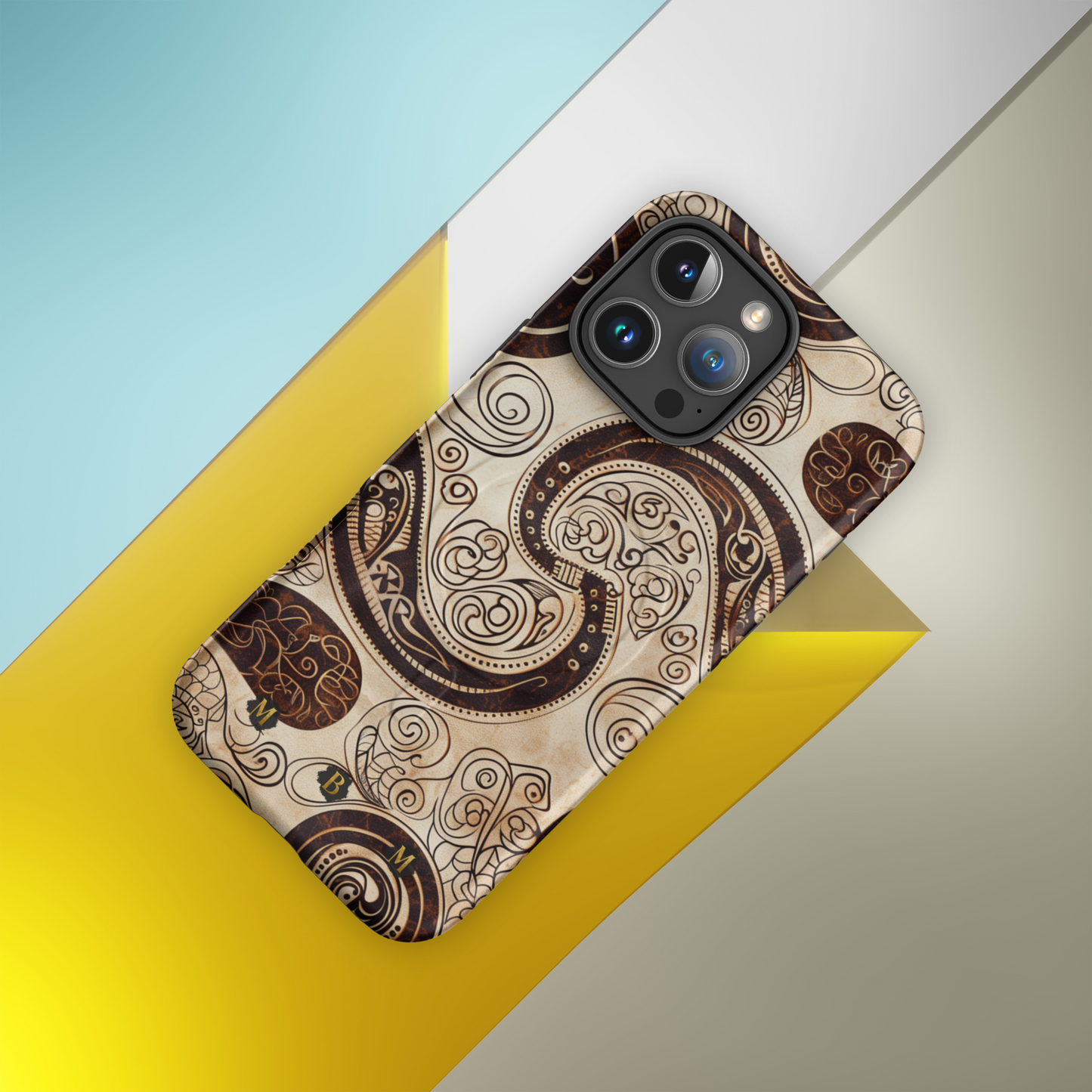 Sepia Scroll MagSafe® Phone Case