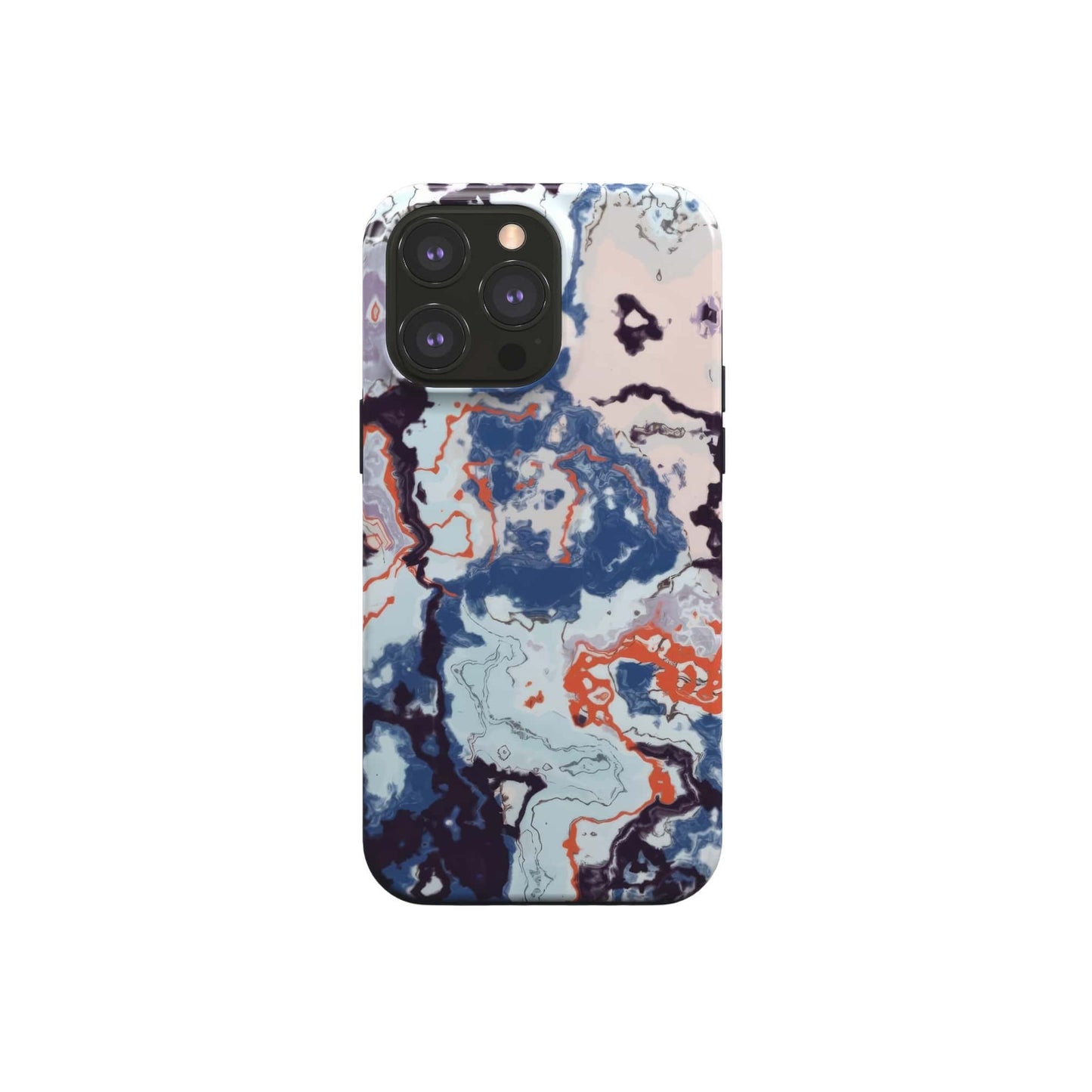 Blue Marble Veins Tough Phone Case