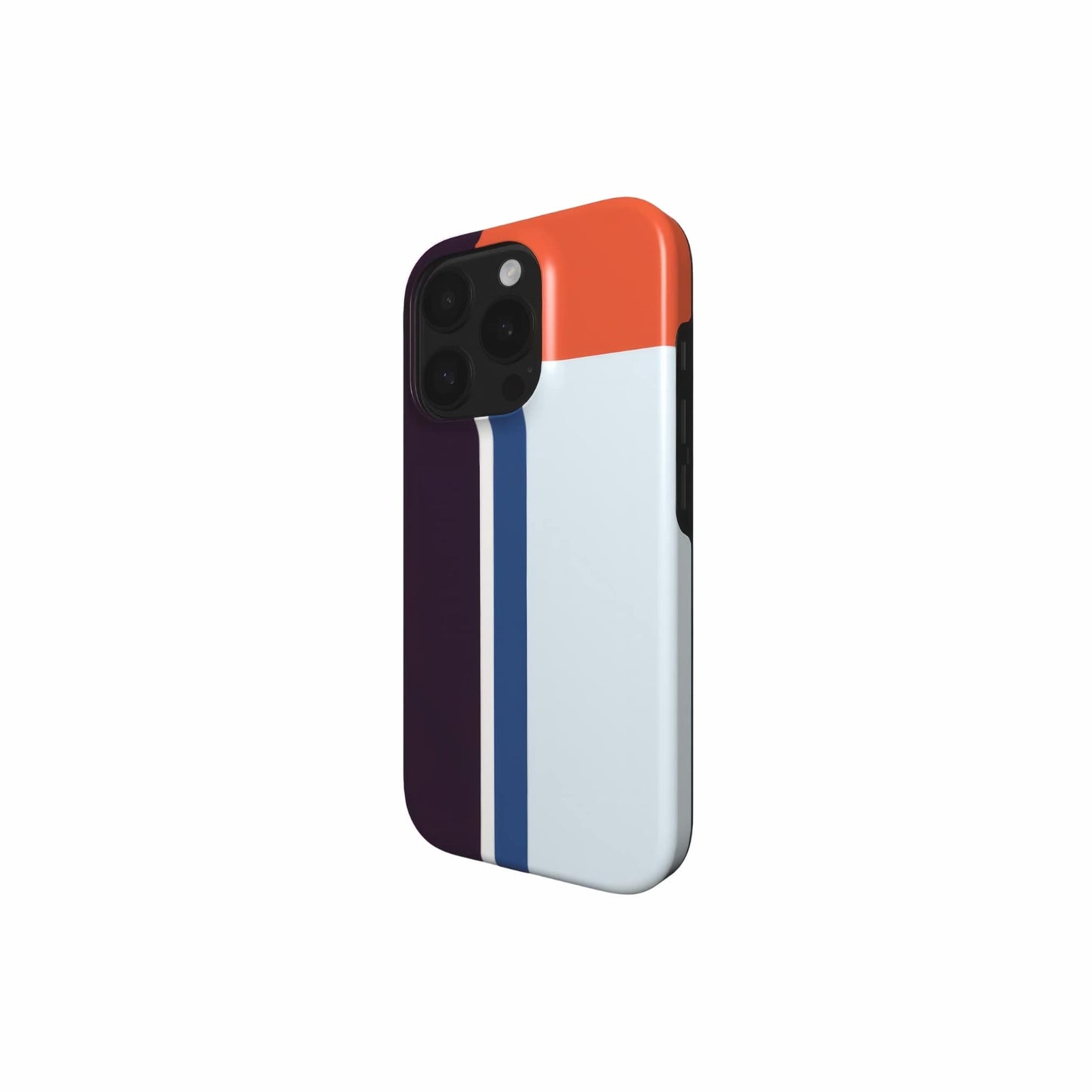 Retro Stripes Blue MagSafe Tough Phone Case