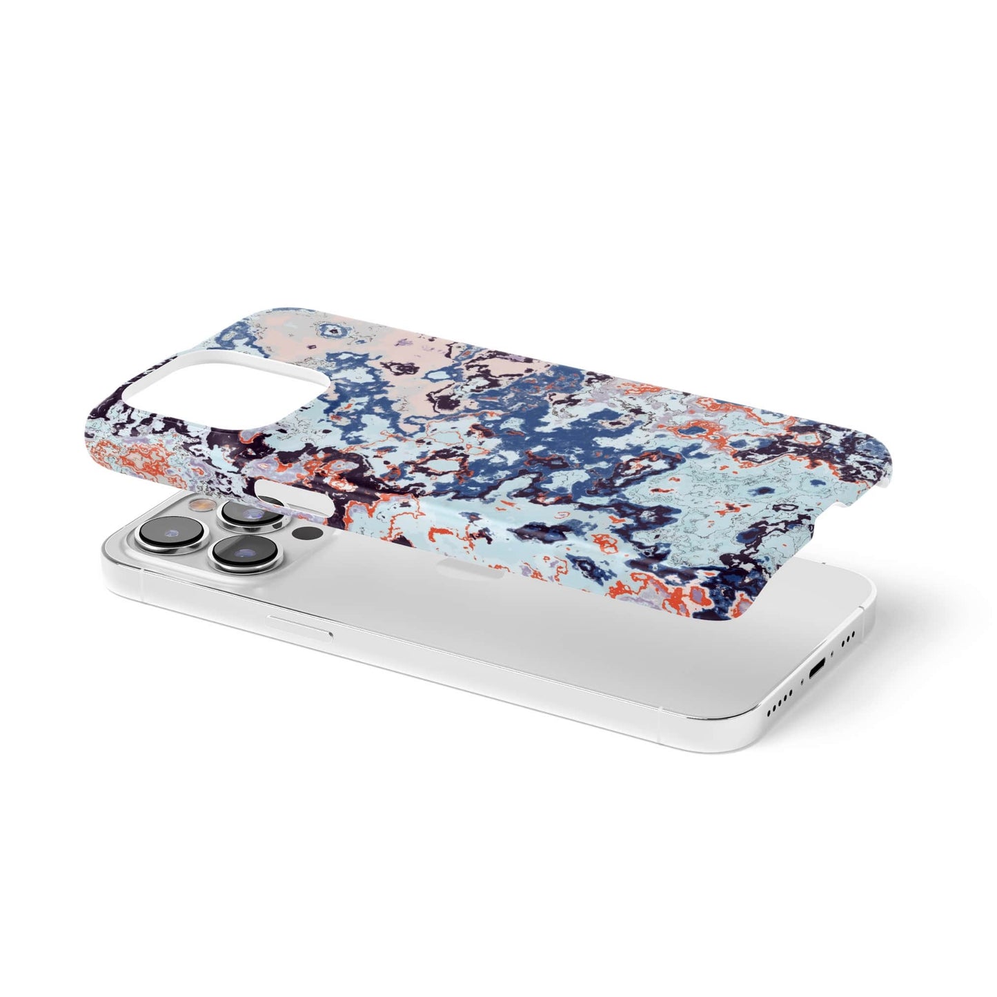 Blue Marble Mist Snap Phone Case