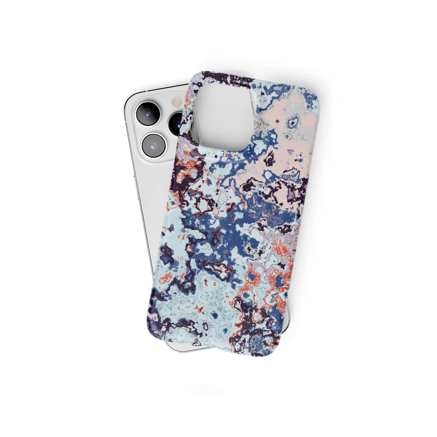 Blue Marble Mist Snap Phone Case