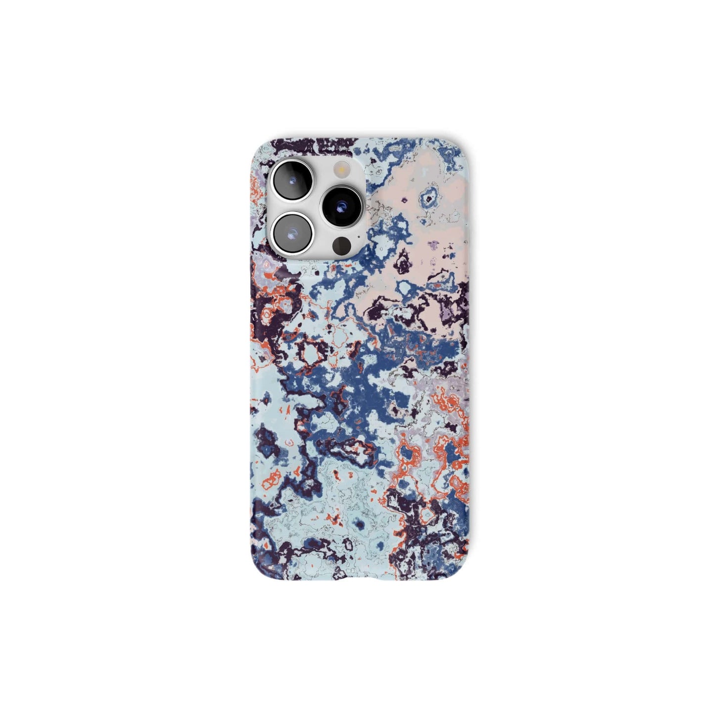 Blue Marble Mist Snap Phone Case