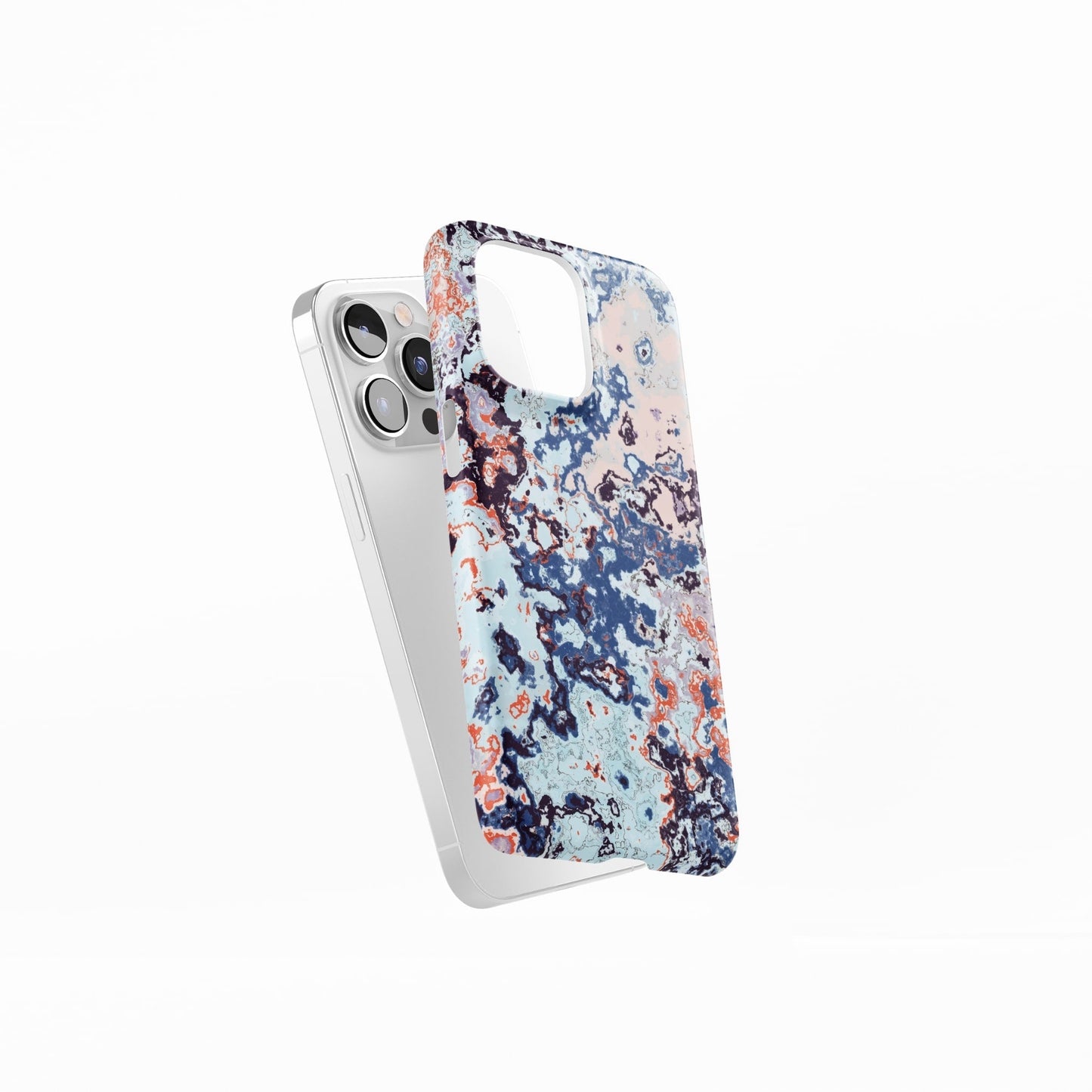 Blue Marble Mist Snap Phone Case