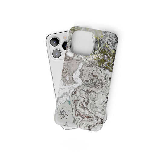 Classic White Marble Snap Phone Case