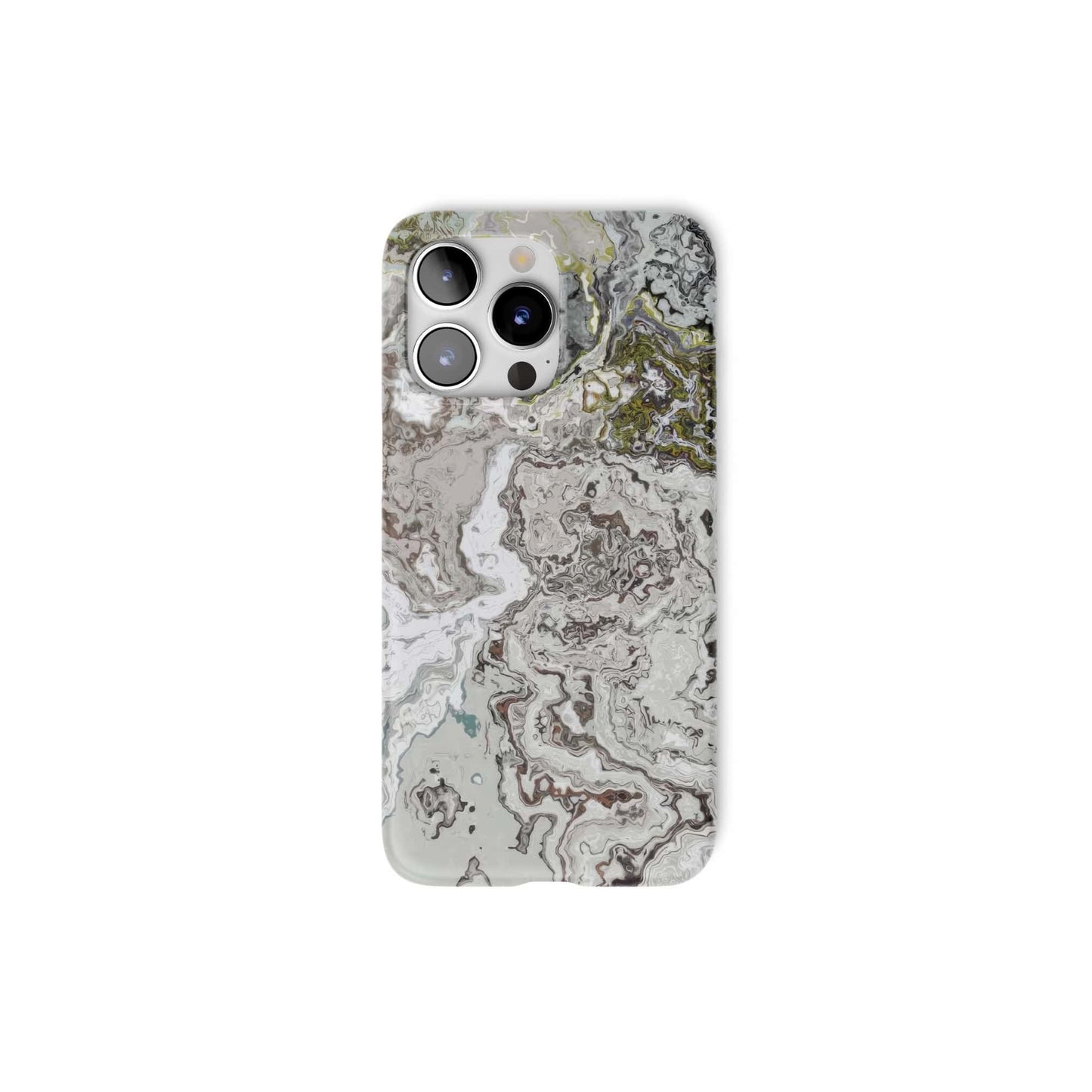 Classic White Marble Snap Phone Case
