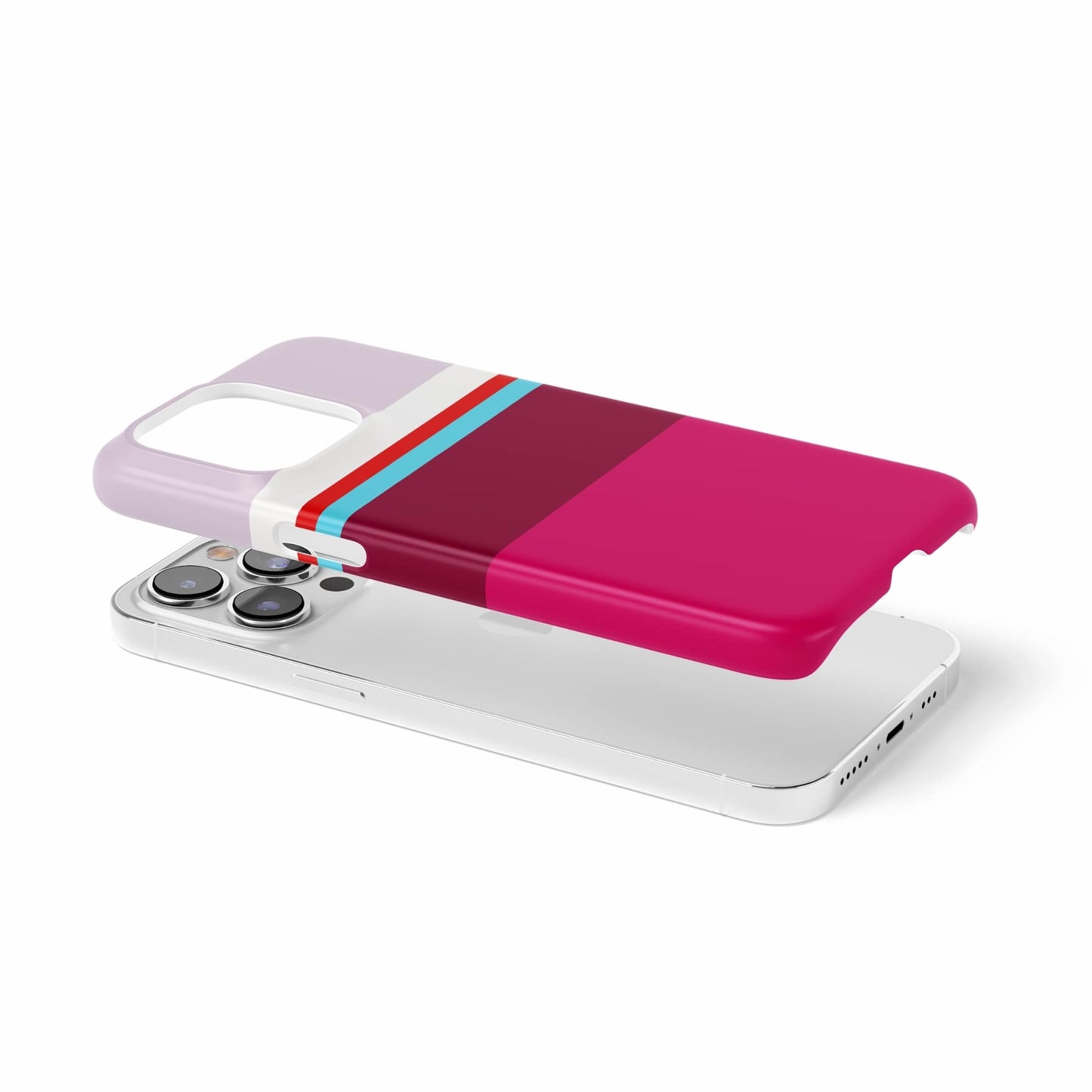 Color Blocks Fuchsia Snap Phone Case