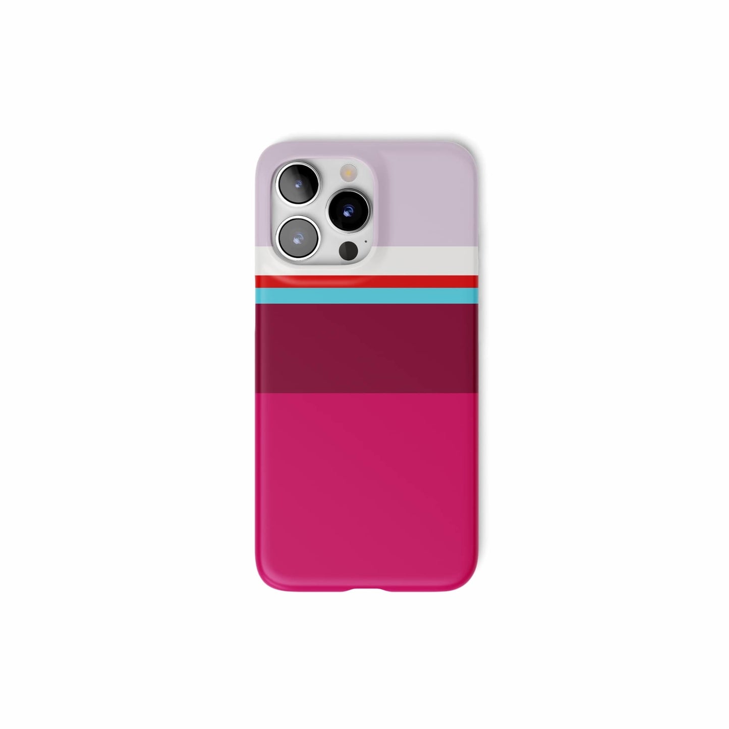 Color Blocks Fuchsia Snap Phone Case
