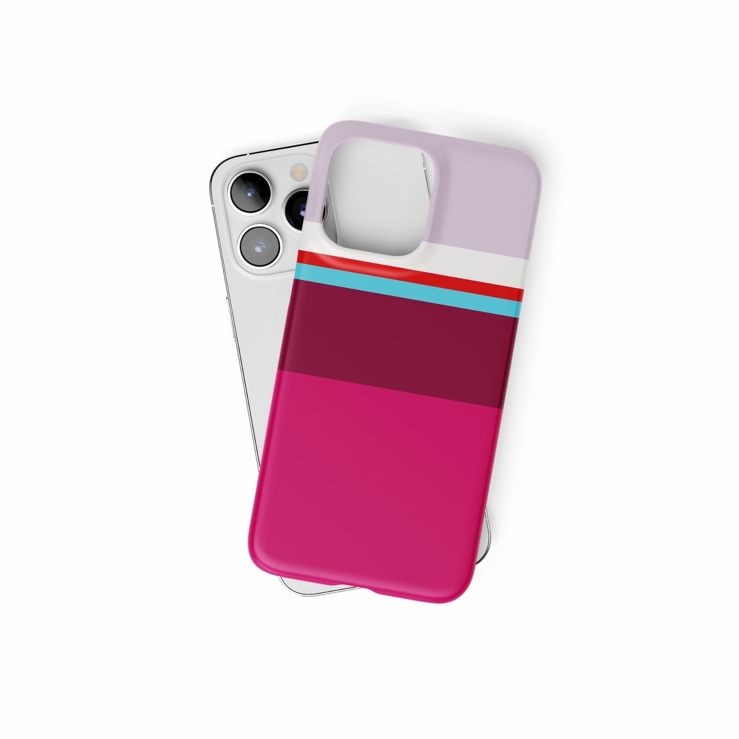 Color Blocks Fuchsia Snap Phone Case