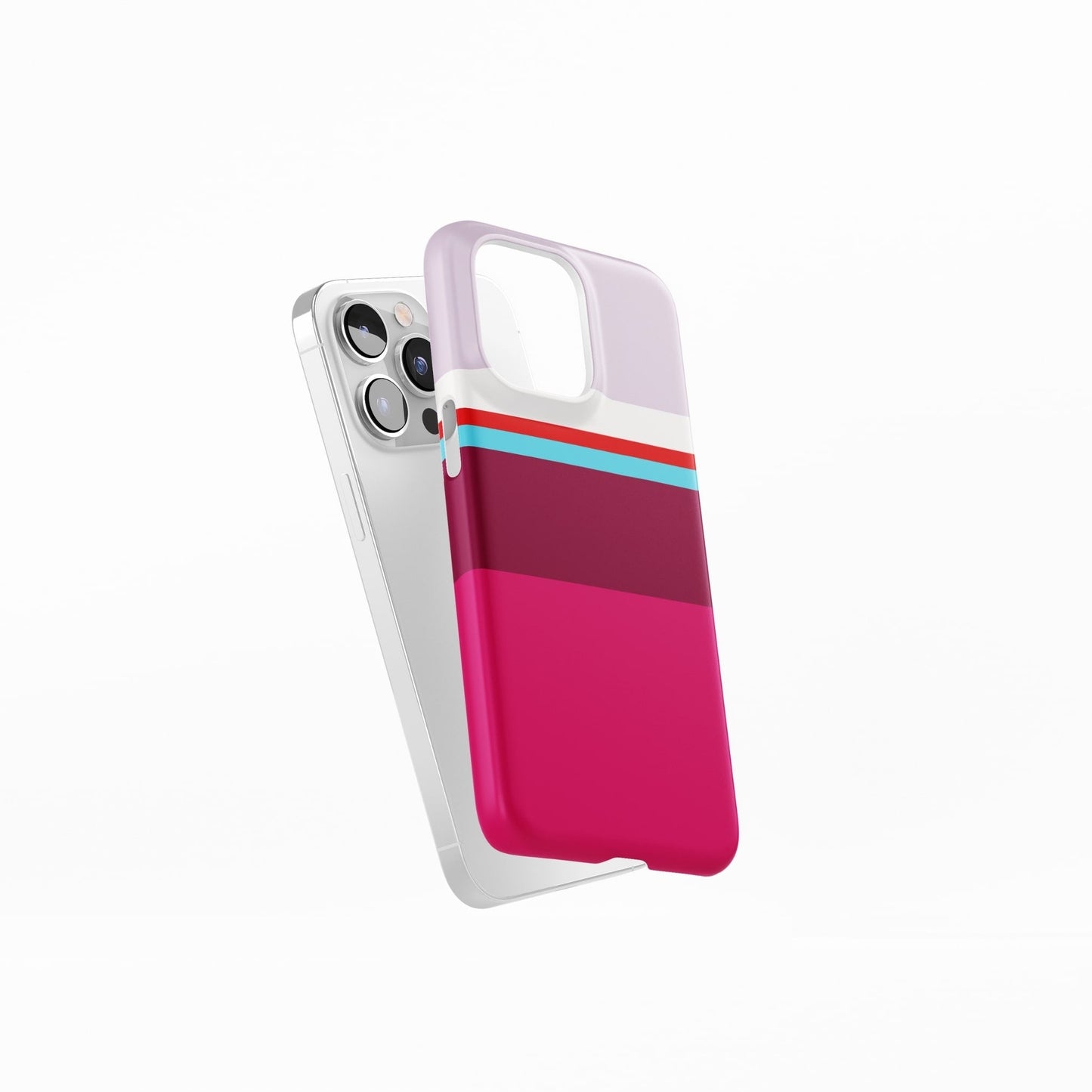 Color Blocks Fuchsia Snap Phone Case
