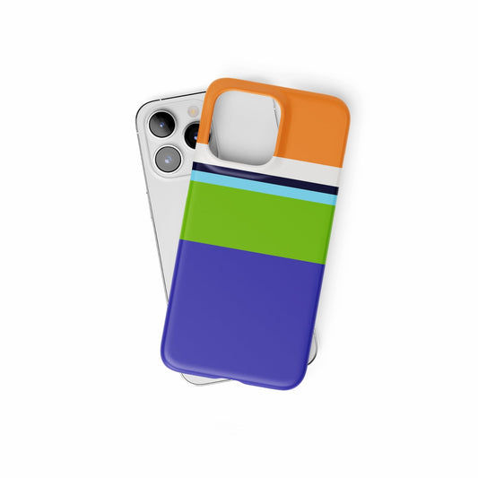 Color Blocks Coastline Snap Phone Case