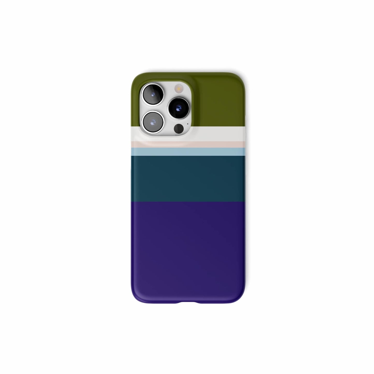 Color Blocks Navy Snap Phone Case