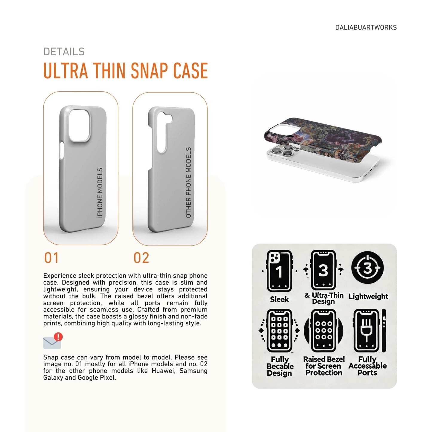 Molten Berries Mix Snap Phone Case