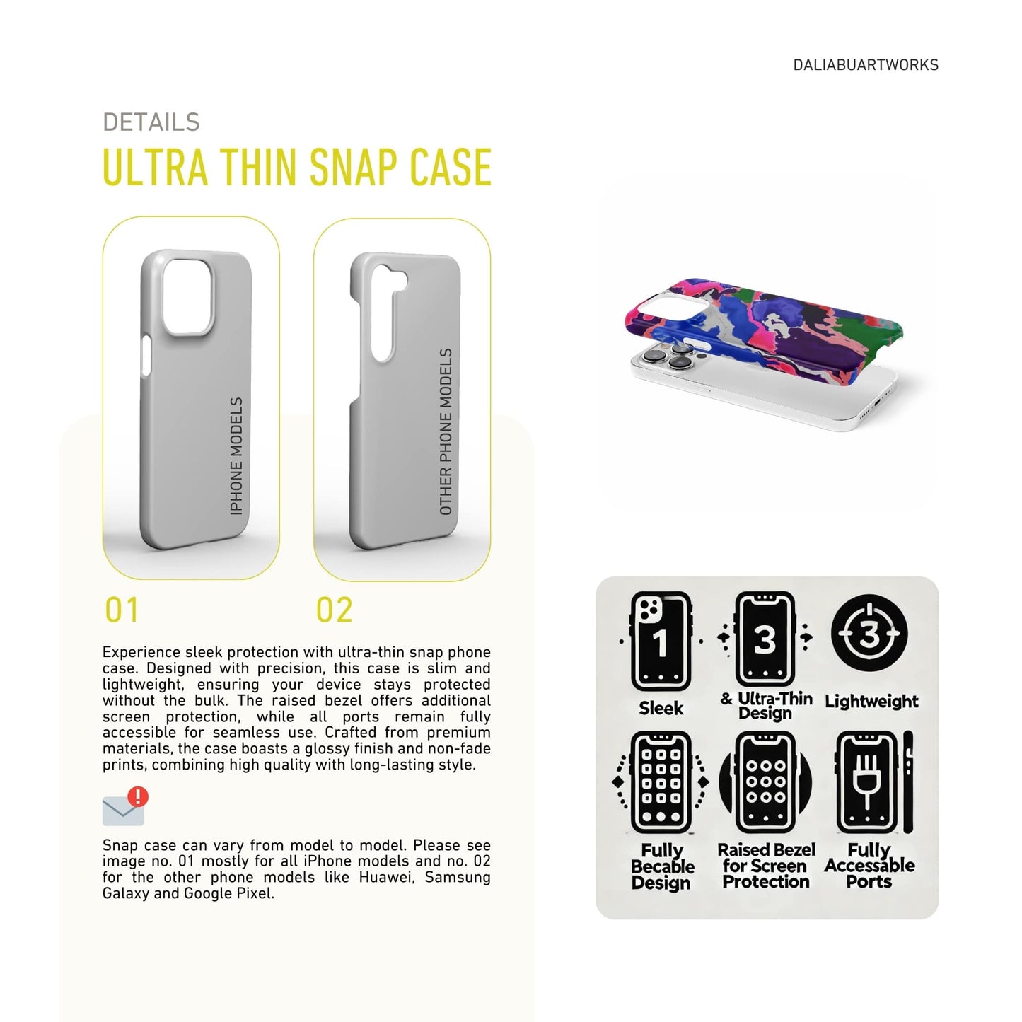 Nebula Drift Snap Phone Case