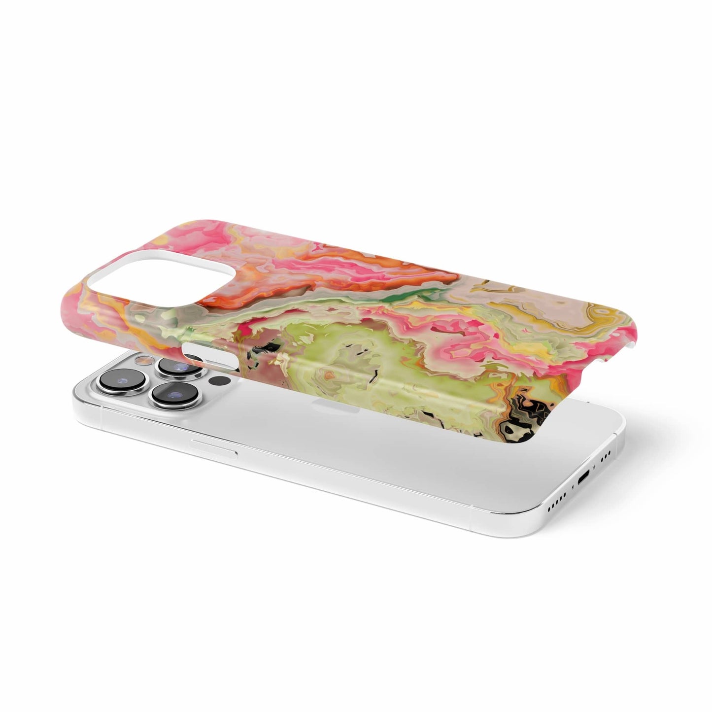 Neon Pink Light Snap Phone Case
