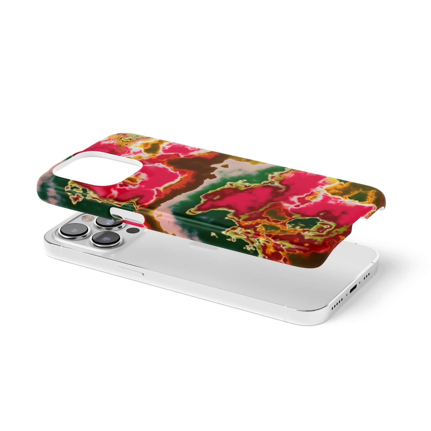 Neon Pink Rich Snap Phone Case