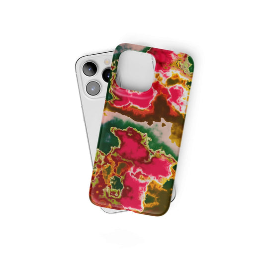 Neon Pink Rich Snap Phone Case