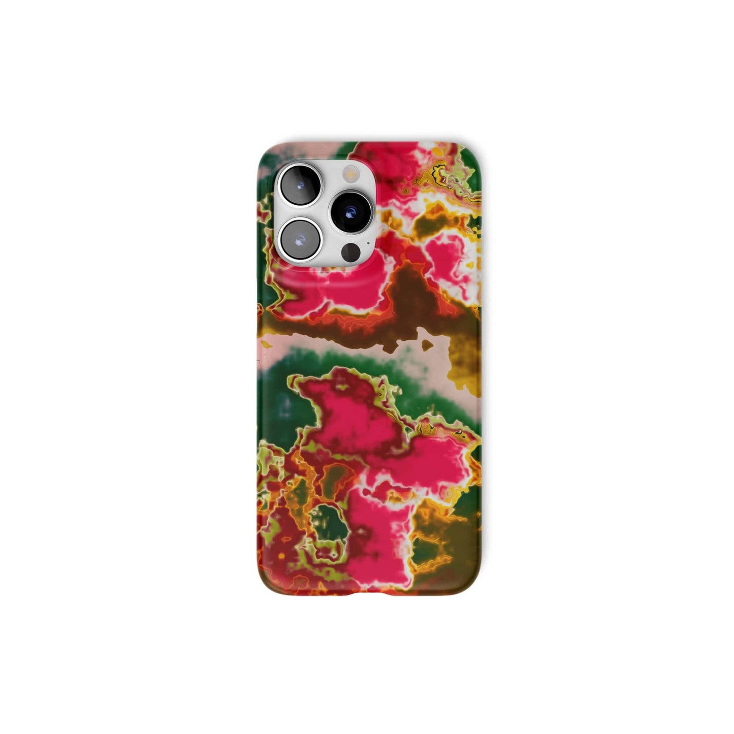 Neon Pink Rich Snap Phone Case