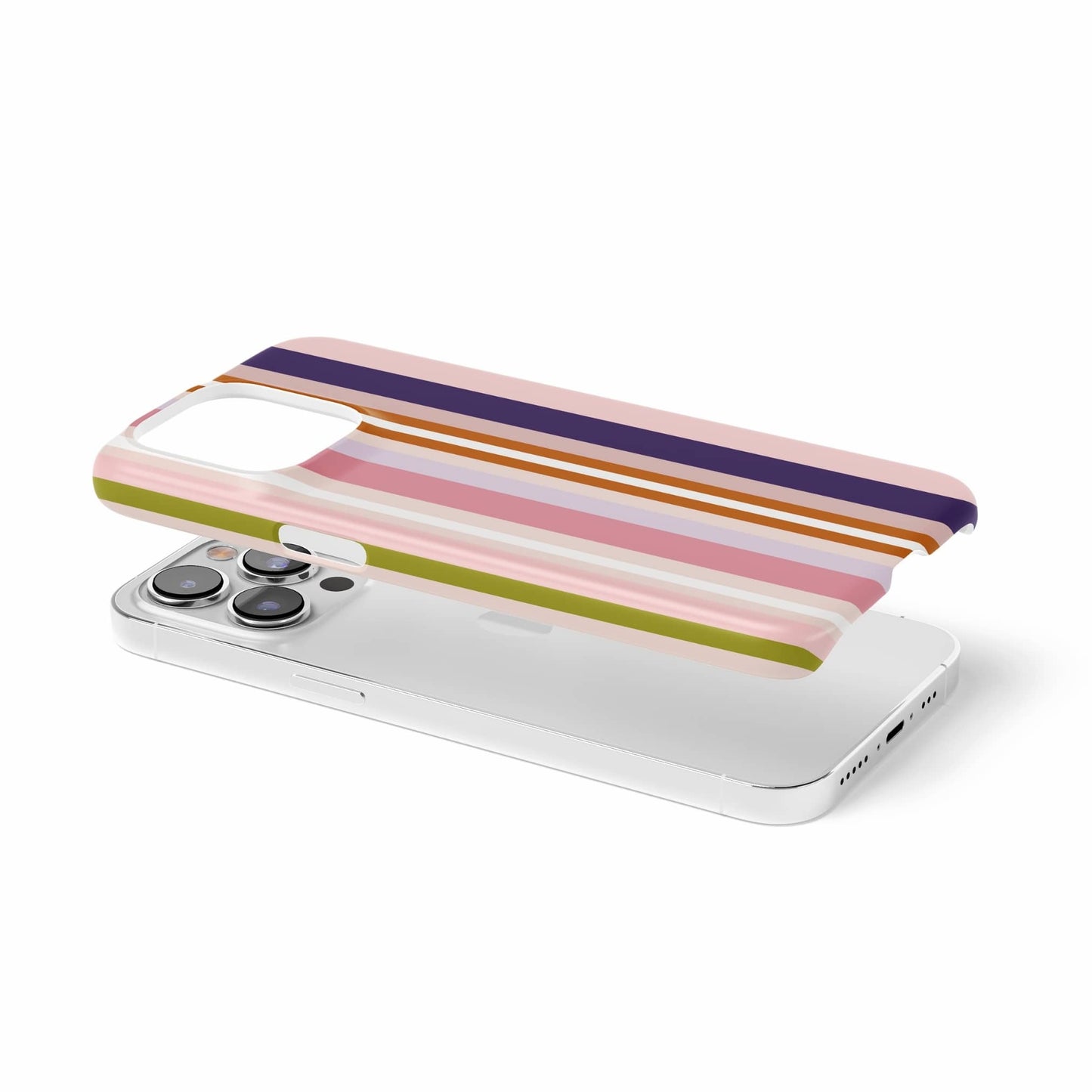 Parallel Flow Pink Snap Phone Case