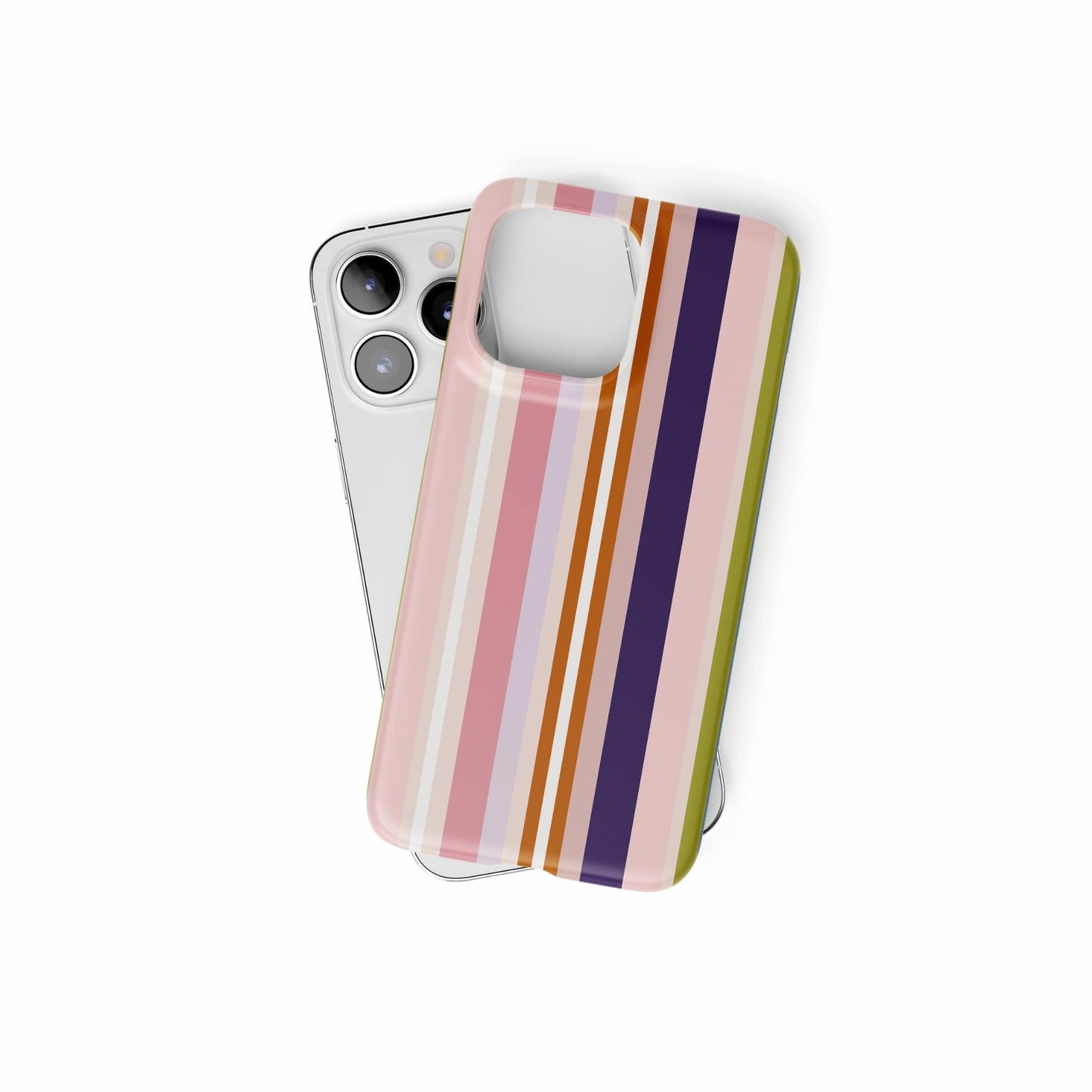 Parallel Flow Pink Snap Phone Case