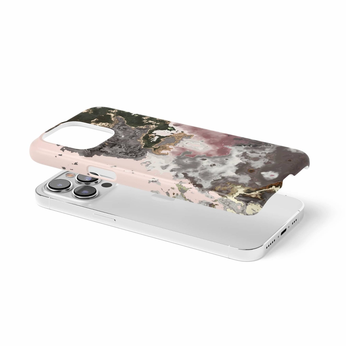 Pink Moss Snap Phone Case