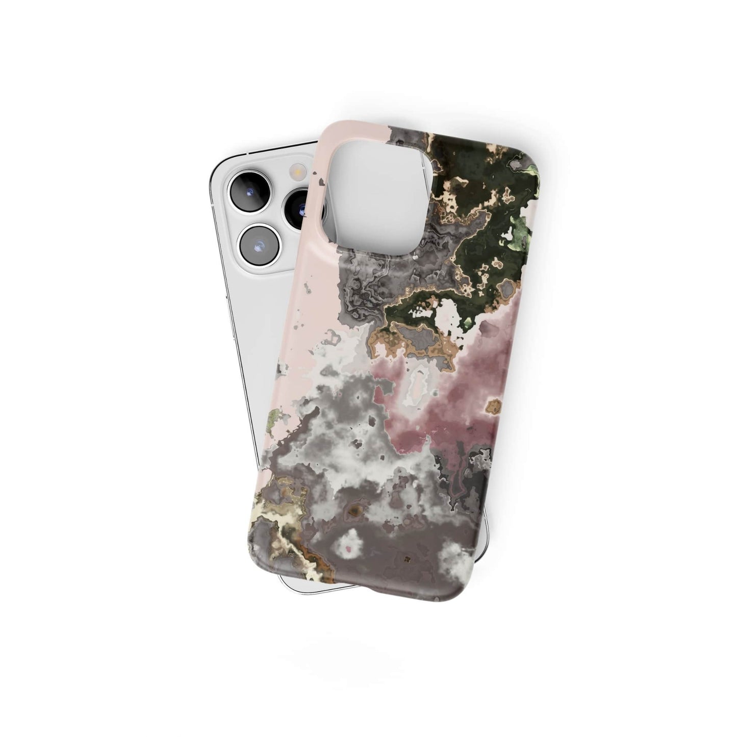 Pink Moss Snap Phone Case