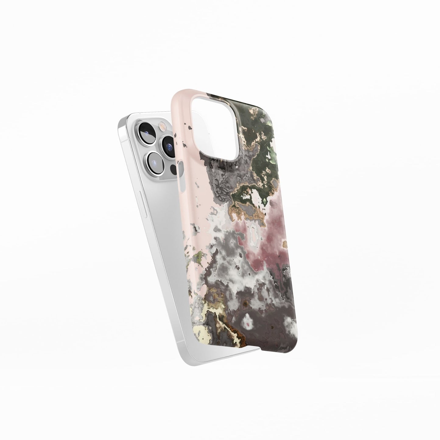 Pink Moss Snap Phone Case