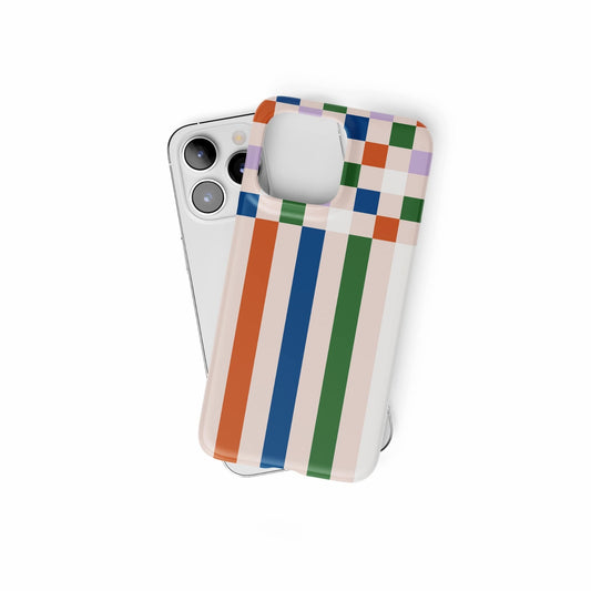 Pixel Grid Multi Snap Phone Case