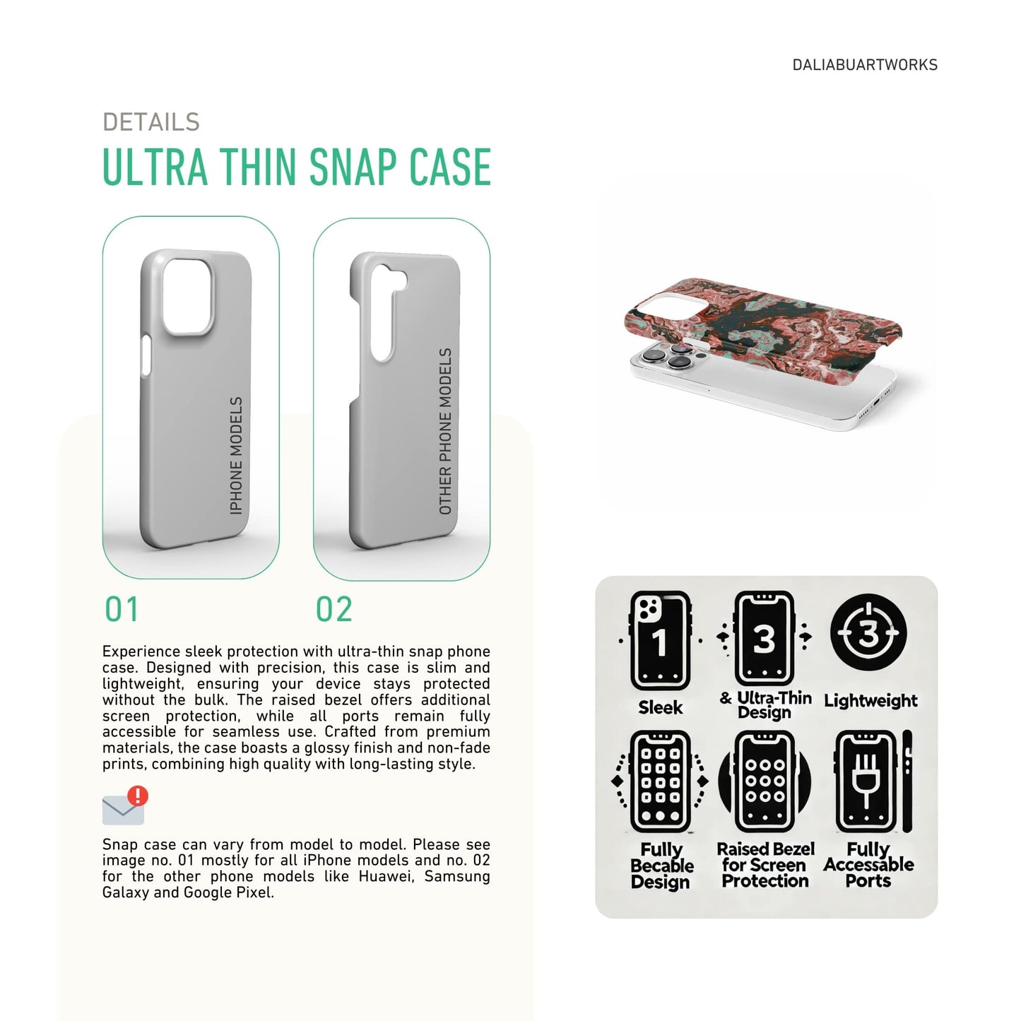 Red Coffee Snap Phone Case