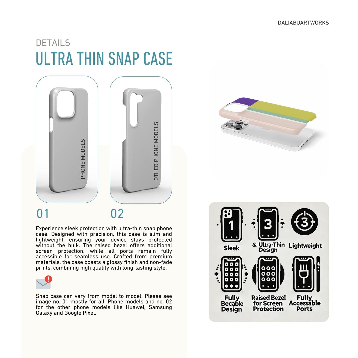 Retro Stripes Yellow Snap Phone Case