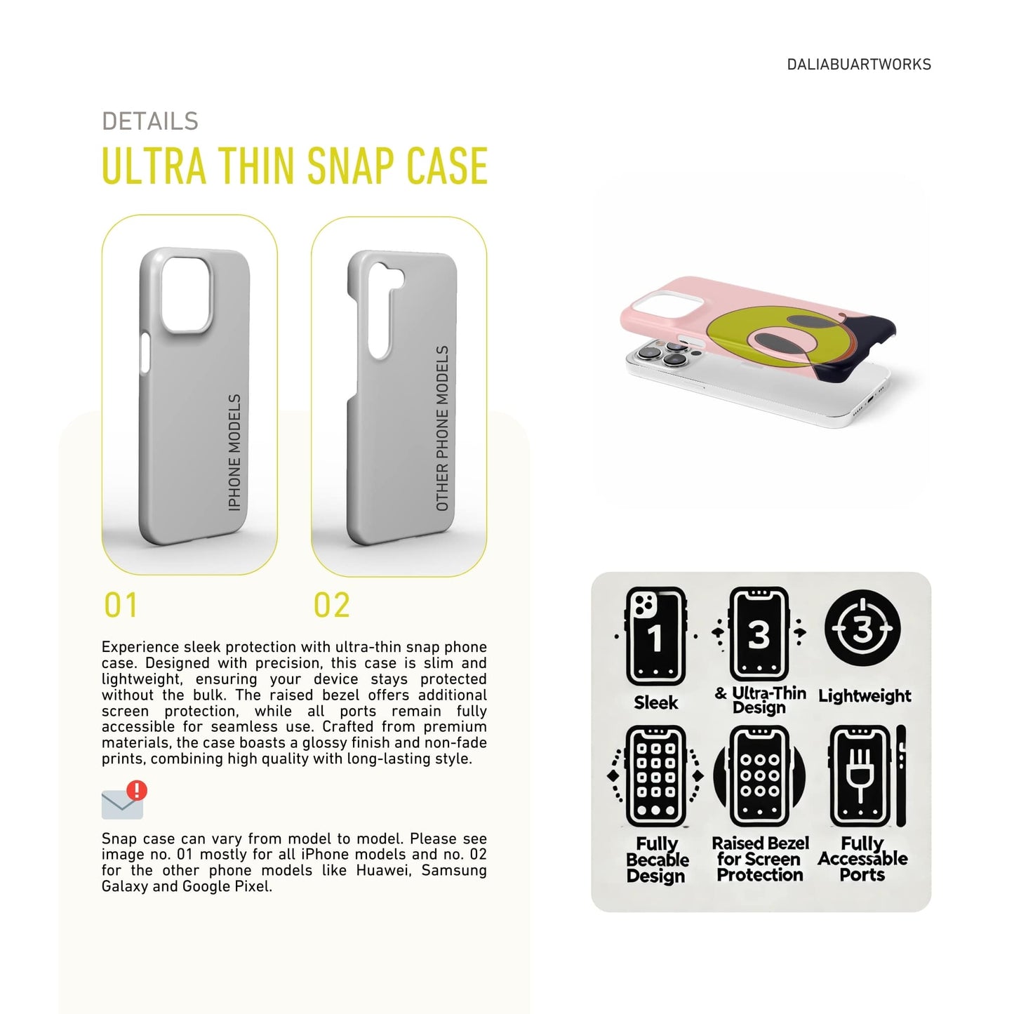 Smile Snap Phone Case