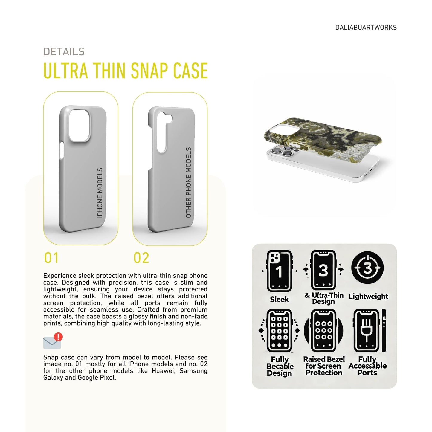 Spring Rain Snap Phone Case