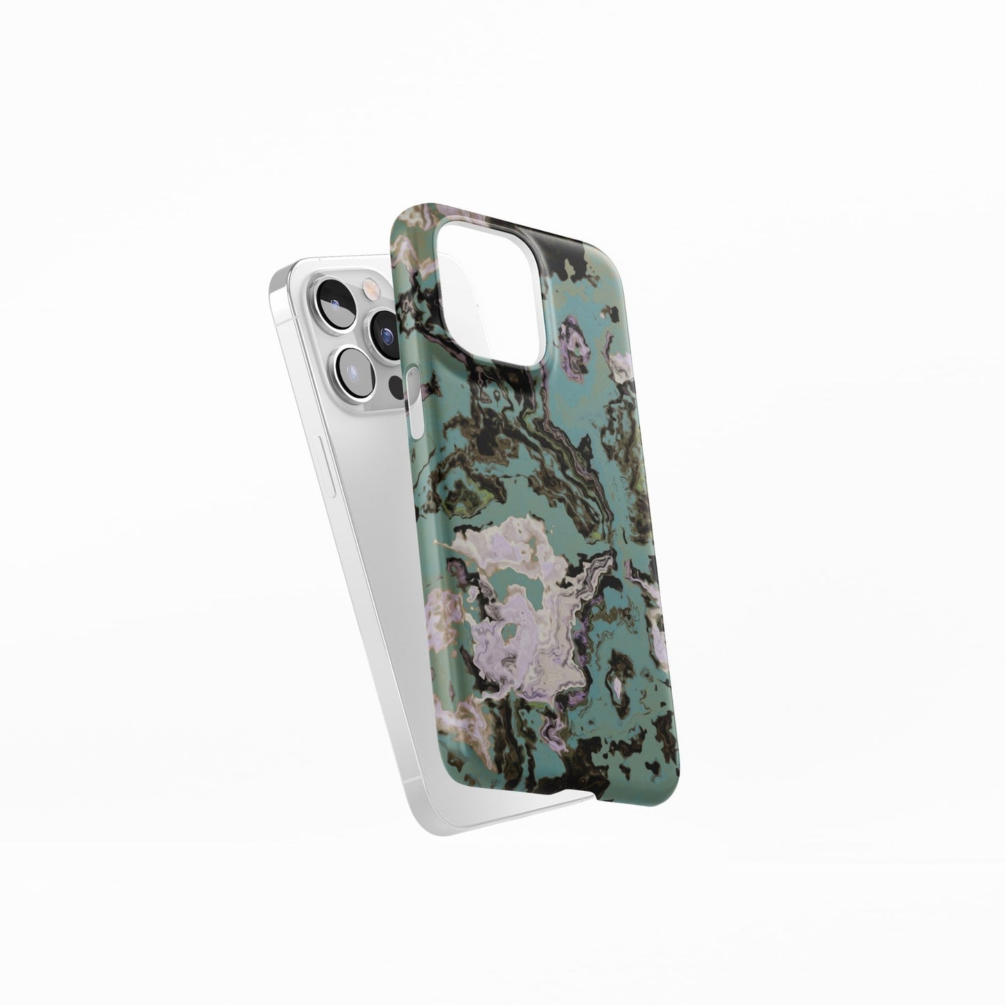 Teal Sea Snap Phone Case