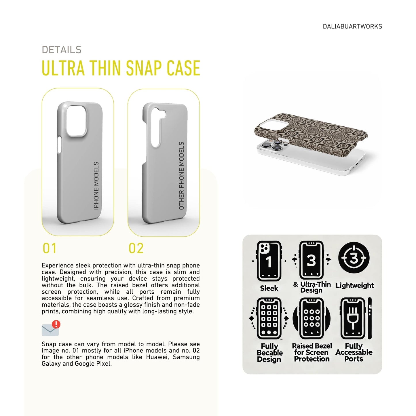 Wooden Snake #1 Snap Phone Case