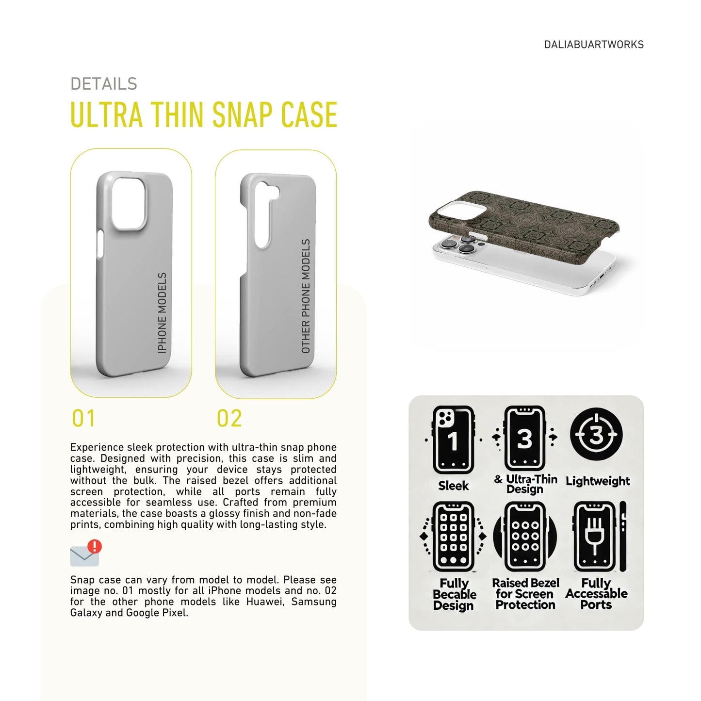 Wooden Snake #3 Snap Phone Case